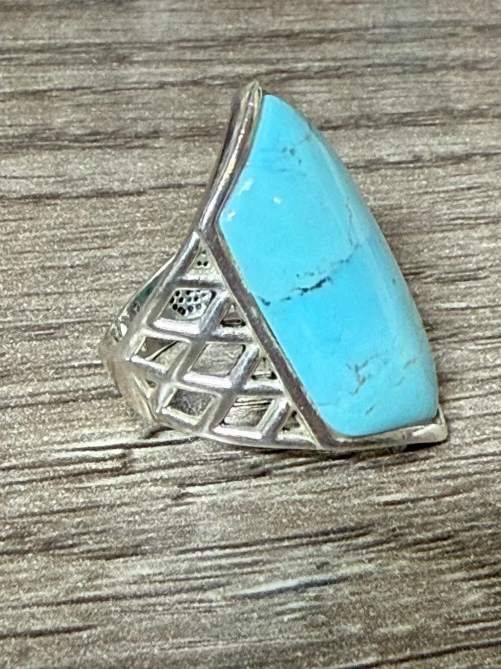Barse sterling silver Turquoise ring